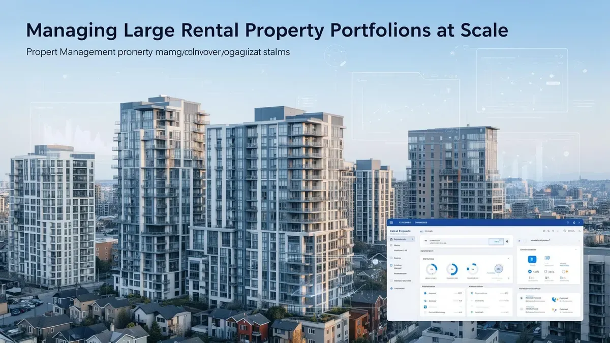 How to Manage Large Rental Portfolios at Scale